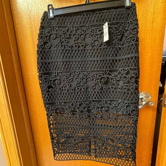 EXPRESS Black Cutout Top & Skirt Matching Set - Picture 3 of 9